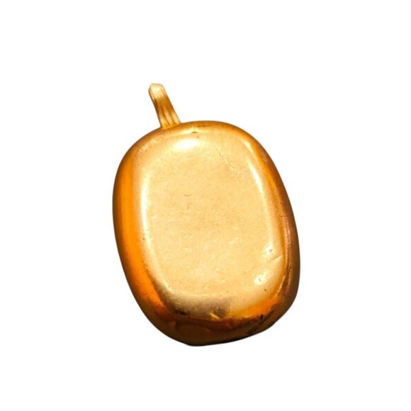 Antique Gold Filled Locket Or Pill Box (A8190) - Picture 4 of 6